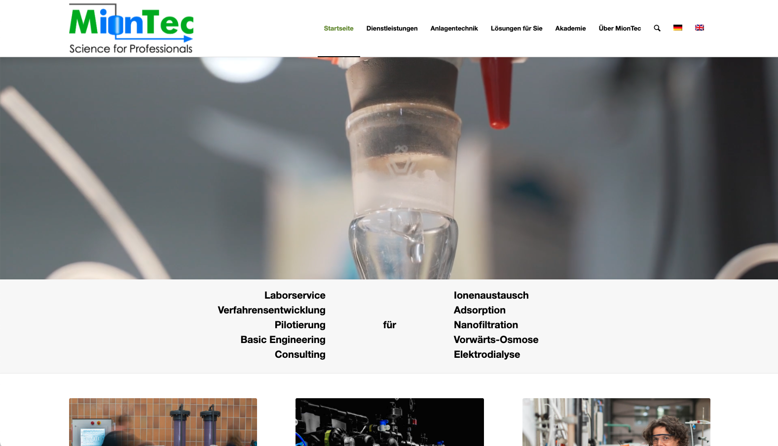 Startseite MionTec