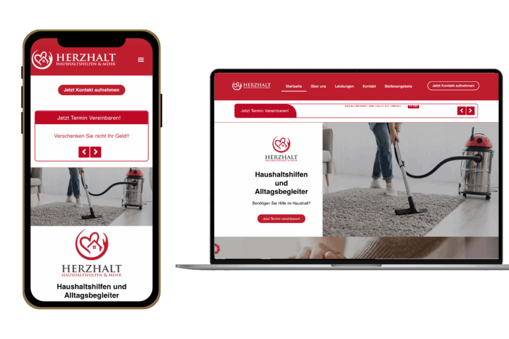 Herzhalt Webseite