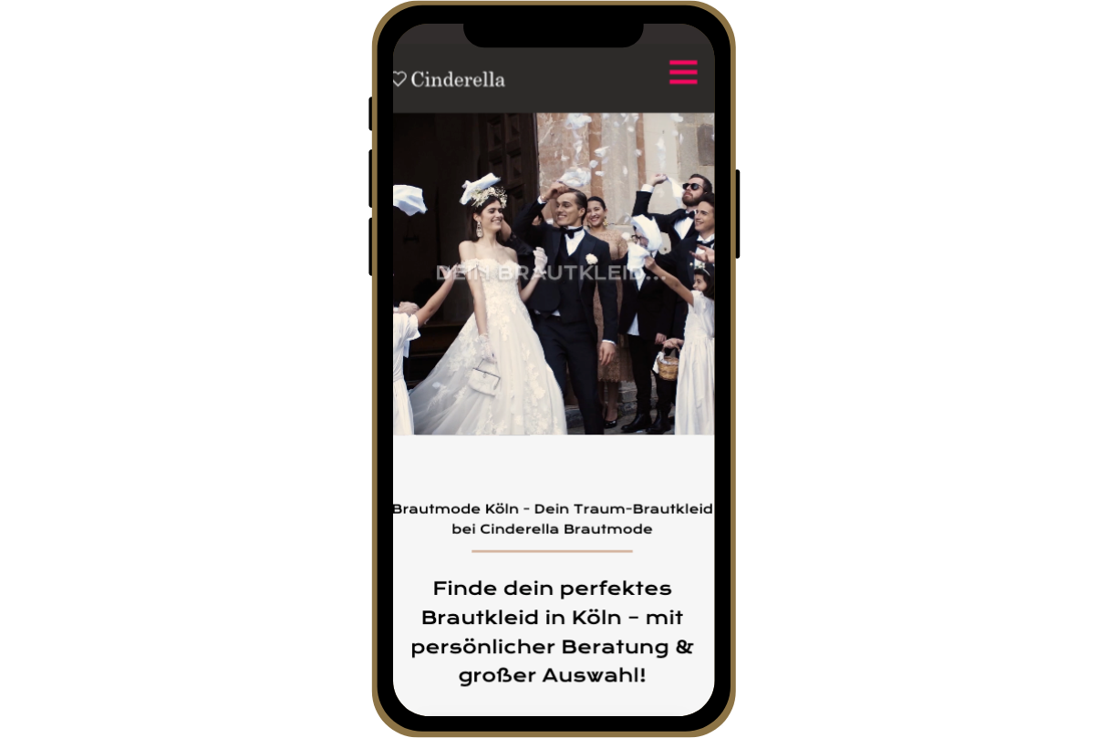 Cinderela_Mobil_Webseite_