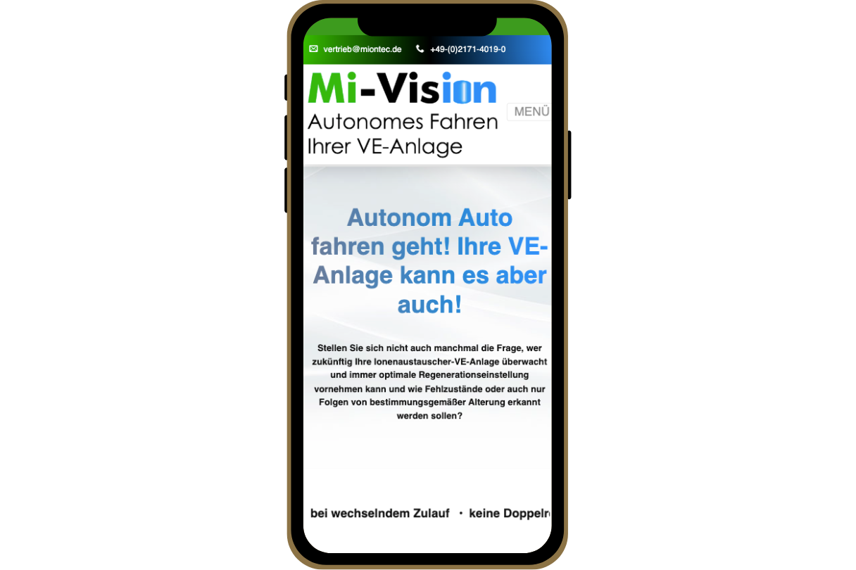 Mobileversion Mi Vision
