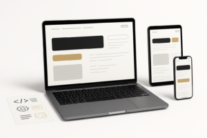 Kreative Erstellung und Optimierung von Layouts im Bereich Grafikdesign Webdesign während eines Praktikums in unserer Agentur.